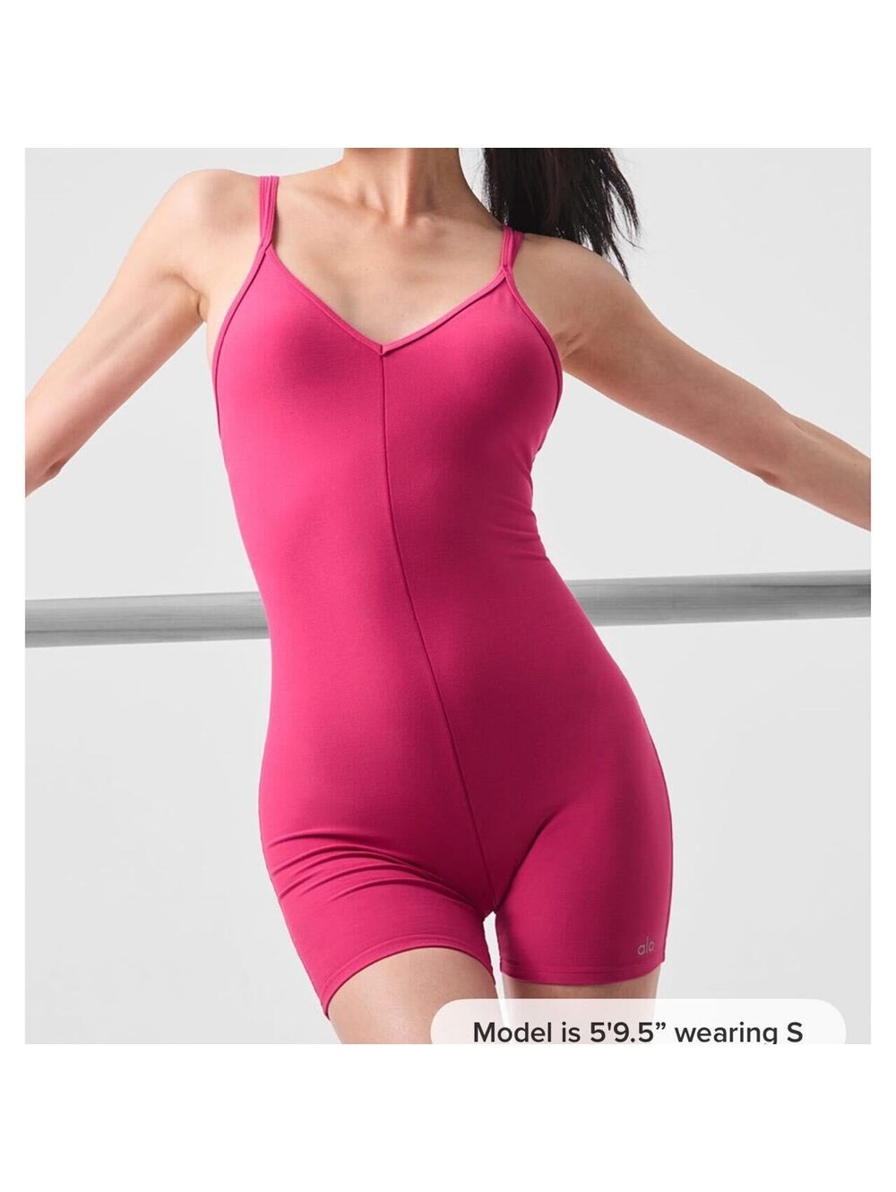 Rare Alo suns out onesie in pink summer crush